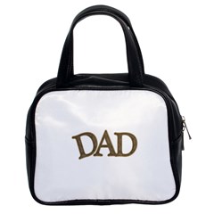 fatherday221 Classic Handbag (Two Sides) from ArtsNow.com Front