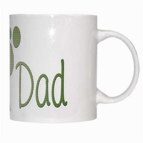 New dad White Mug from ArtsNow.com Right