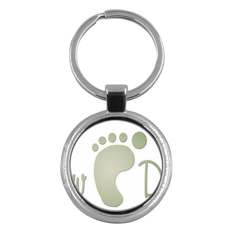 New dad Key Chain (Round) from ArtsNow.com Front