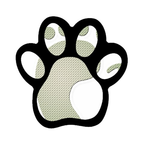 New dad Magnet (Paw Print) from ArtsNow.com Front