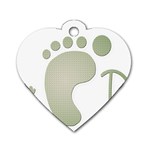 New dad Dog Tag Heart (Two Sides)