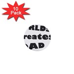 dad 1  Mini Button (10 pack) 