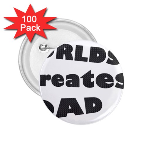 dad 2.25  Button (100 pack) from ArtsNow.com Front