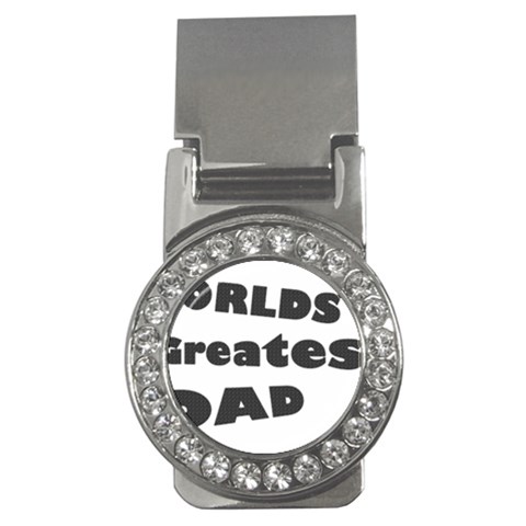 dad Money Clip (CZ) from ArtsNow.com Front