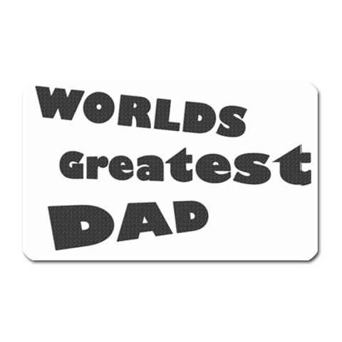 dad Magnet (Rectangular) from ArtsNow.com Front