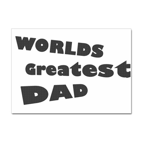 dad Sticker A4 (10 pack) from ArtsNow.com Front