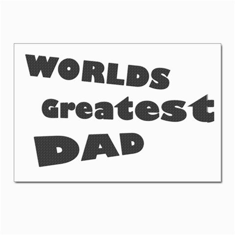 dad Postcard 4 x 6  (Pkg of 10) from ArtsNow.com Front