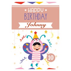 Birthday Card Invitation Card 5  x 7  (Rounded) from ArtsNow.com Front