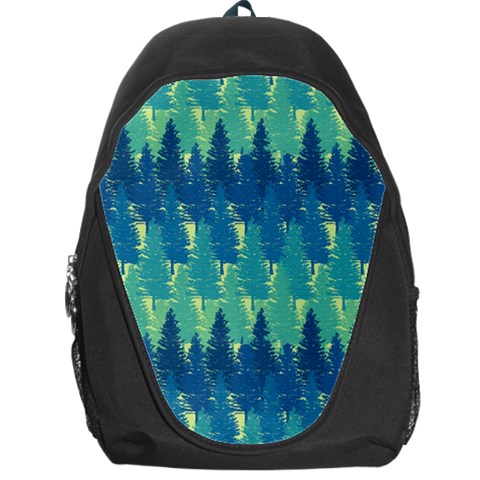 Christmas Trees Pattern Digital Paper Seamless Backpack Bag from ArtsNow.com Front