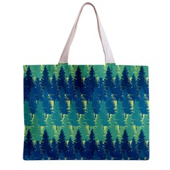 Christmas Trees Pattern Digital Paper Seamless Zipper Mini Tote Bag from ArtsNow.com Back