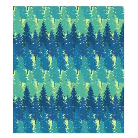 Christmas Trees Pattern Digital Paper Seamless Duvet Cover Double Side (King Size) from ArtsNow.com Front