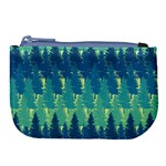 Christmas Trees Pattern Digital Paper Seamless Large Coin Purse