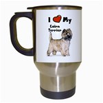 I LOVE MY CAIRN TERRIER Travel Mug (White)