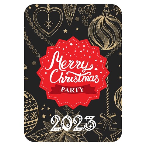 Xmas Invitation Card 5  x 7  (Rounded) from ArtsNow.com Front