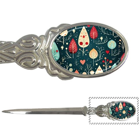 Christmas Tree Pattern Letter Opener from ArtsNow.com Front