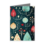 Christmas Tree Pattern Mini Greeting Card