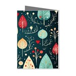 Christmas Tree Pattern Mini Greeting Cards (Pkg of 8)