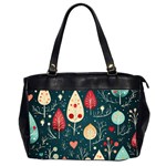 Christmas Tree Pattern Oversize Office Handbag (2 Sides)