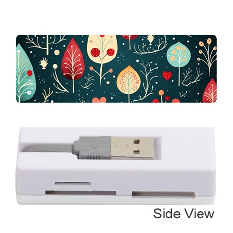 Christmas Tree Pattern Memory Card Reader (Stick) from ArtsNow.com Front