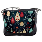 Christmas Tree Pattern Messenger Bag