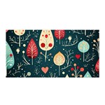 Christmas Tree Pattern Satin Wrap 35  x 70 