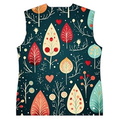 Christmas Tree Pattern Women s Button Up Vest from ArtsNow.com Back