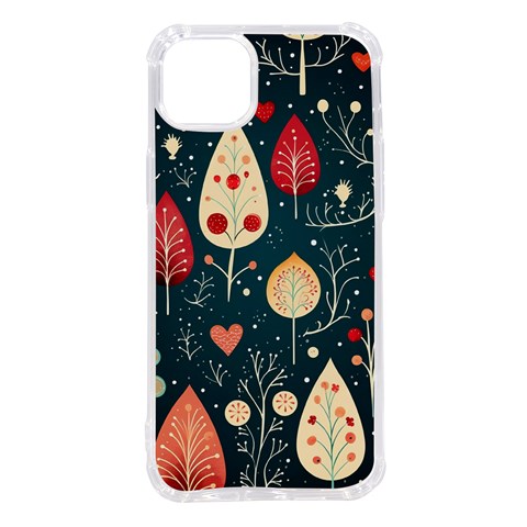 Christmas Tree Pattern iPhone 14 Plus TPU UV Print Case from ArtsNow.com Front