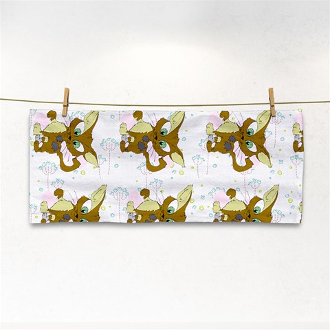 Cute cat Hand Towel from ArtsNow.com Front