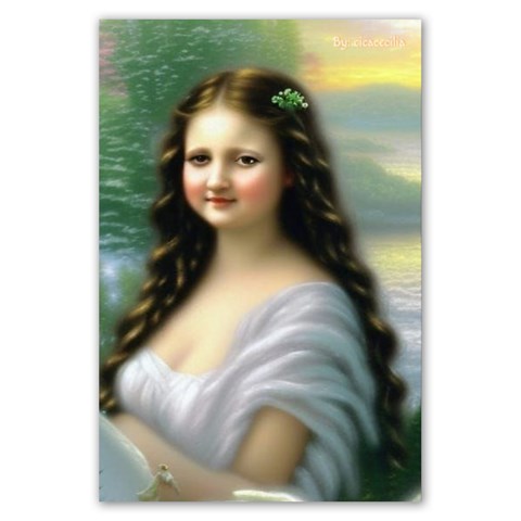 Girl Mona Lisa – Poster 20  x 29  from ArtsNow.com 20 x29  Poster - 1