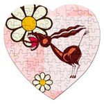 Braying donkey Jigsaw Puzzle (Heart)