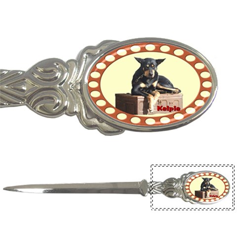 Kelpie 2 Letter Opener from ArtsNow.com Front