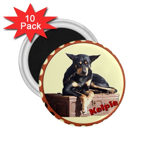 Kelpie 2 2.25  Magnet (10 pack) from ArtsNow.com Front