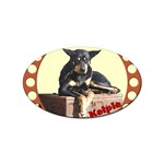 Kelpie 2 Sticker Oval (10 pack)