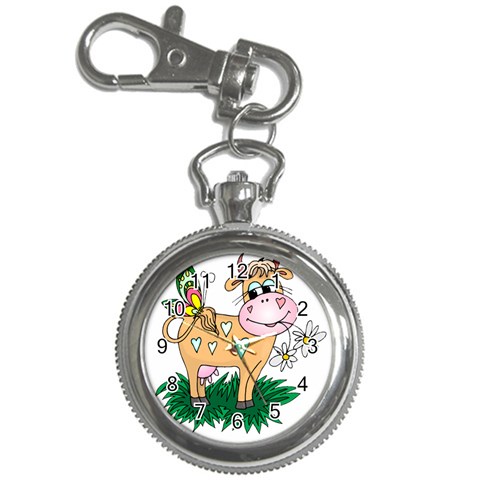 Cute cow Key Chain Watch from ArtsNow.com Front