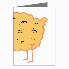 Funky sheep Greeting Cards (Pkg of 8) from ArtsNow.com Left