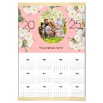 Personalized Family calendar Canvas Yearly Calendar 16  x 22 