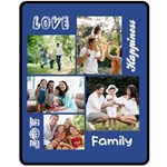 Personalized Family Medium Blanket Fleece Blanket (Medium)