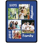 Personalized Family Large Blanket Fleece Blanket (Large)