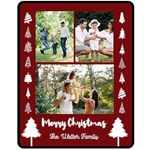 Christmas Family Medium Blanket Fleece Blanket (Medium)