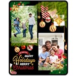 Christmas Family Medium Blanket Fleece Blanket (Medium)