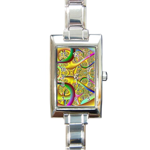 Foal 2 Rectangular Italian Charm Watch from ArtsNow.com Front