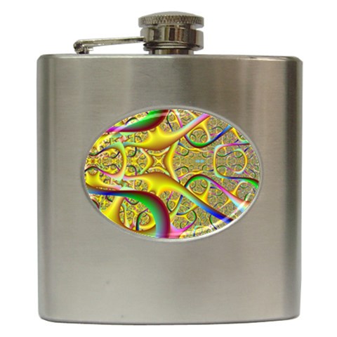 Foal 2 Hip Flask (6 oz) from ArtsNow.com Front