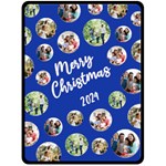 Christmas Family Large Blanket Fleece Blanket (Large)