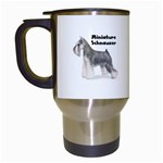 Miniature Schnauzer Travel Mug (White)