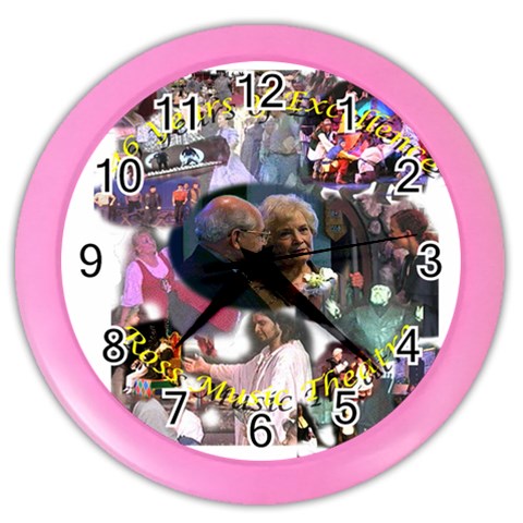 dads46years Color Wall Clock from ArtsNow.com Front