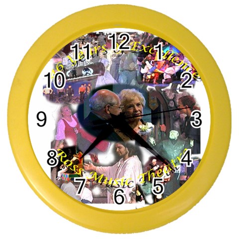 dads46years Color Wall Clock from ArtsNow.com Front