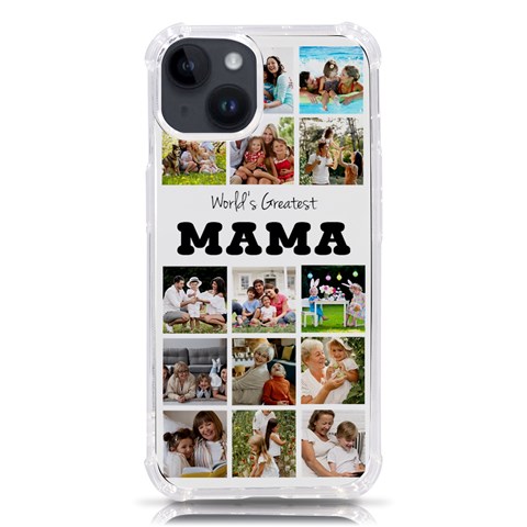 Personalized Worlds Greatest Photo Phone Case iPhone 14 TPU UV Print Case from ArtsNow.com Front