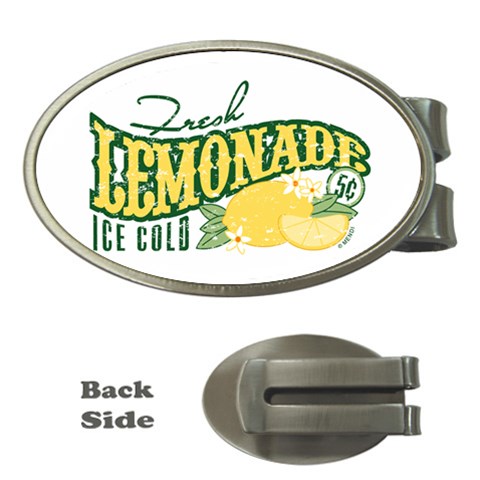 Fresh Lemonade Money Clip (Oval) from ArtsNow.com Front