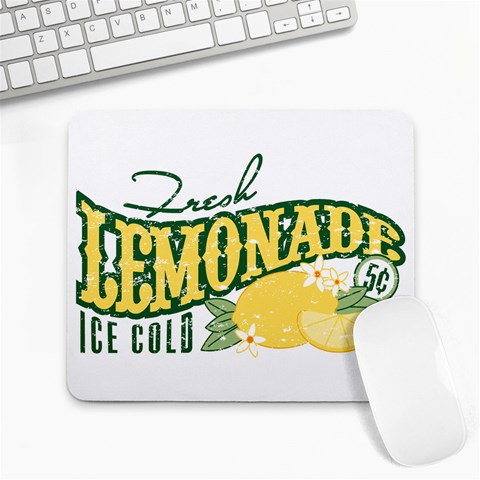 Fresh Lemonade Large Mousepad from ArtsNow.com Front