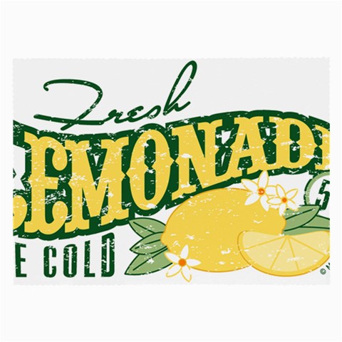 Fresh Lemonade Glasses Cloth (Large) from ArtsNow.com Front